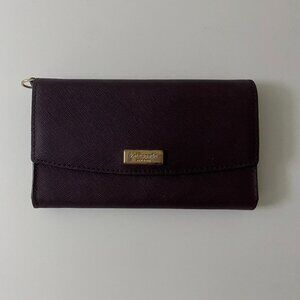 Kate Spade IPhone‎ Case Wallet in Purple Laurel Way Mahogany